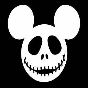 Evil Mickey Mouse Stitched Mouth T-Shirt