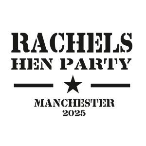 Personalised Hen Night T-Shirt, Custom Bride Hen Party T-Shirt, Hen Do T-Shirt with City and Year