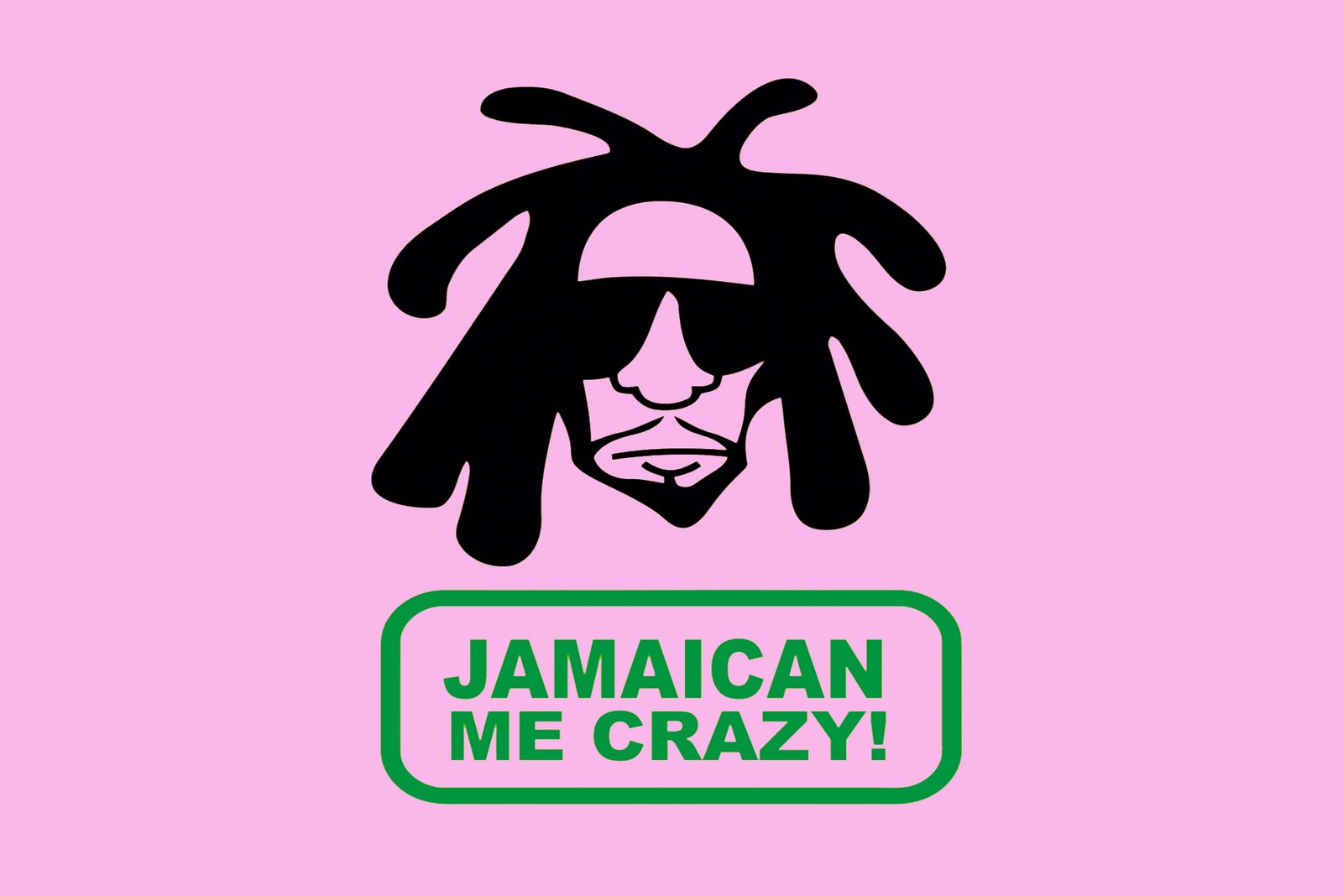 "Jamaican Me Crazy" T-Shirt – Vibrant Yellow with Bold Design