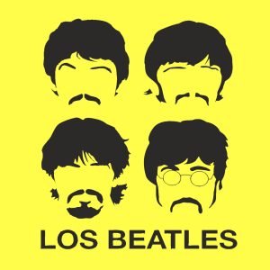 Beatles T-Shirt, Los Beatles Merchandise, Fab Four Hairstyles T-Shirt, Vintage Beatles Shirt, Beatles Fan Gift, 60s Music T-Shirt, Iconic Band Merch, Beatles Collection