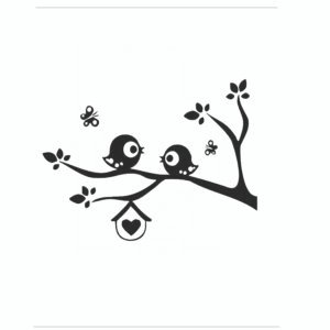 Customisable baby grow, personalised baby clothing, cute bird design baby grow, baby gift with custom text, treehouse baby grow, Personalised Baby Clothing