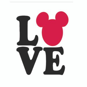 Customisable baby gro, Mickey Mouse baby clothing, Disney-themed baby outfit, Personalised baby clothes, Love graphic baby gro, Soft and breathable baby clothing, Unisex baby outfit, Unique baby gift idea